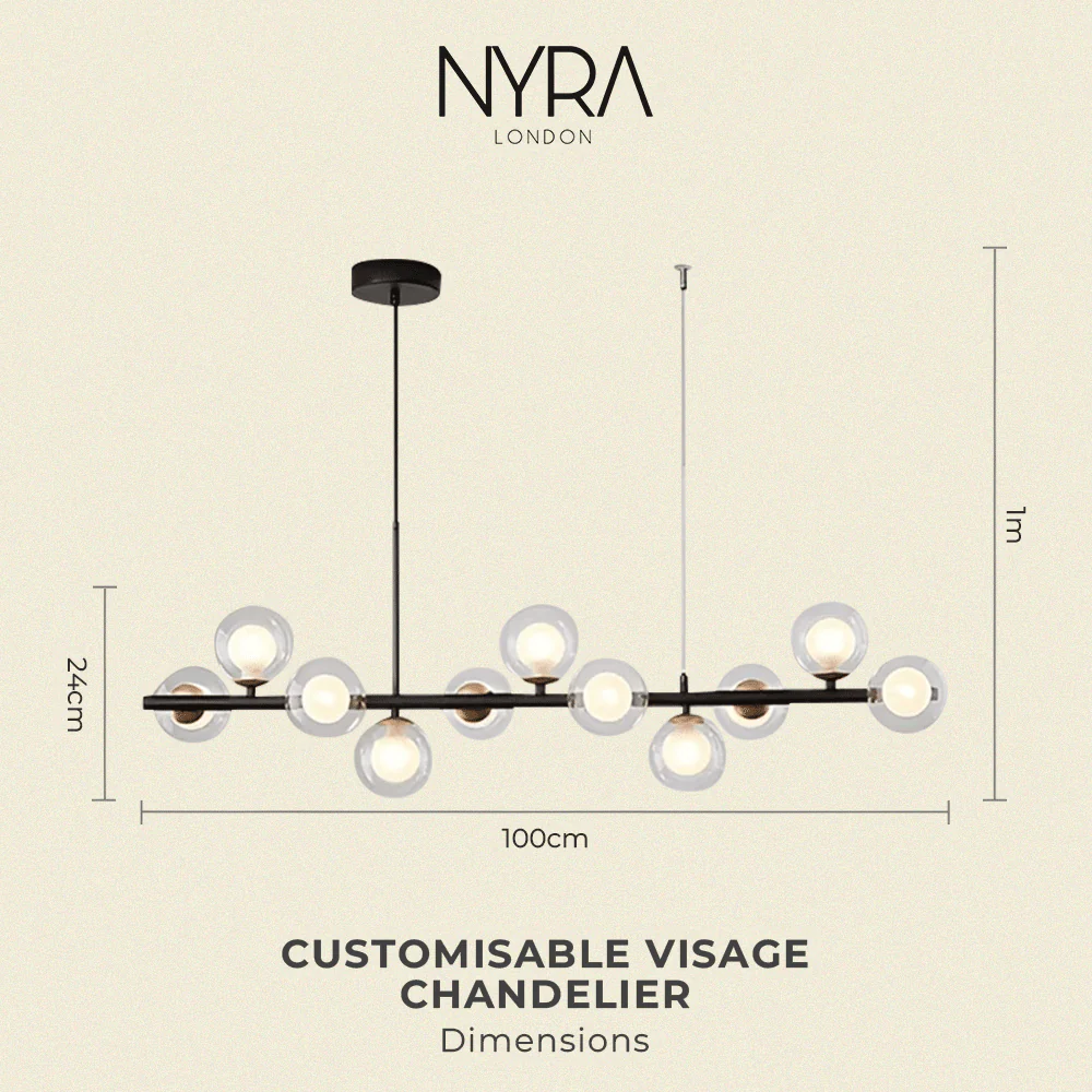 Customisable Visage chandelier - Image 10