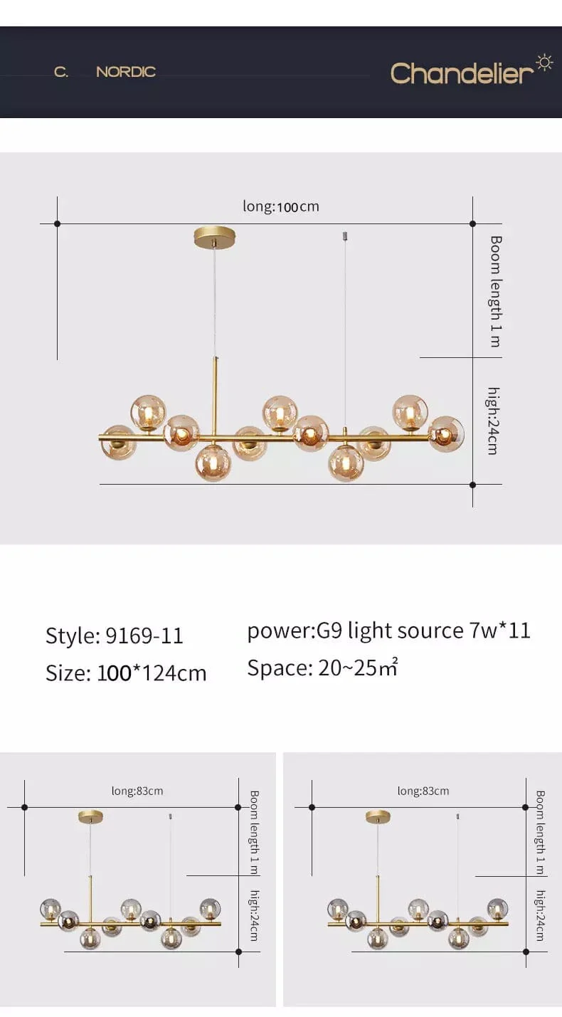 Customisable Visage chandelier - Image 16