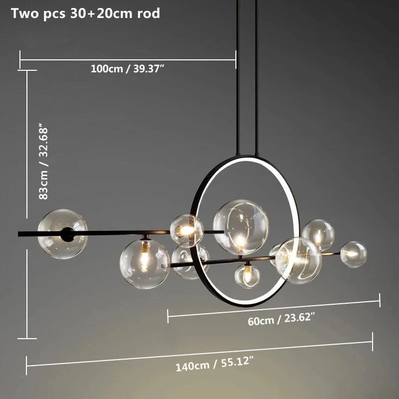 Amelia Glass Chandelier - Image 13