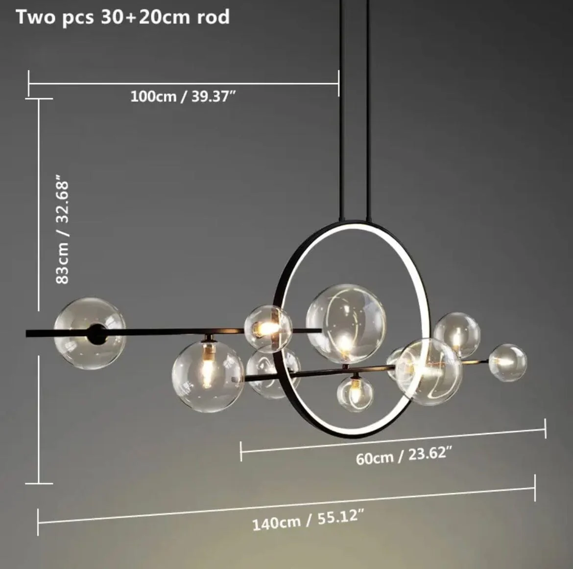 Amelia Glass Chandelier - Image 24