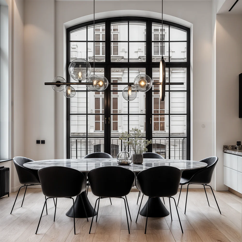 Amelia Glass Chandelier - Image 7