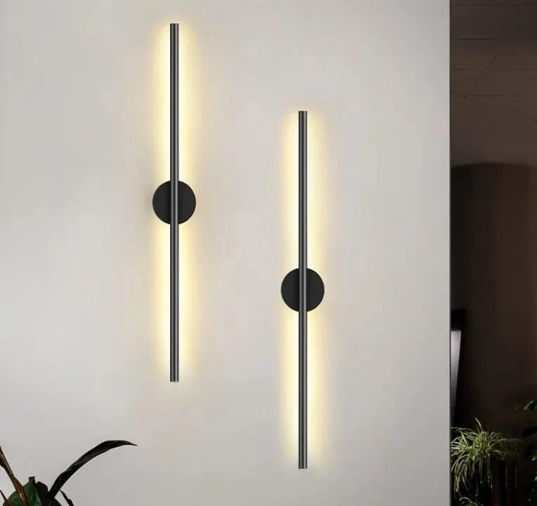 NYRA Black Tube Wall Lamp - Image 13