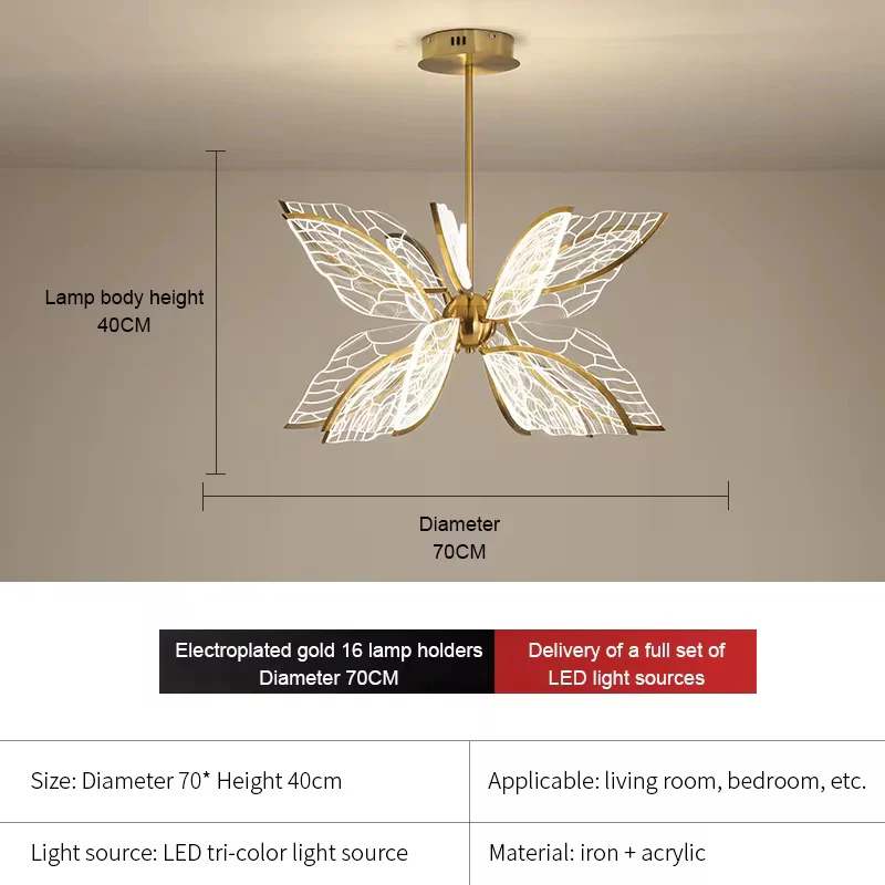 Butterfly Acrylic Chandelier - Image 7
