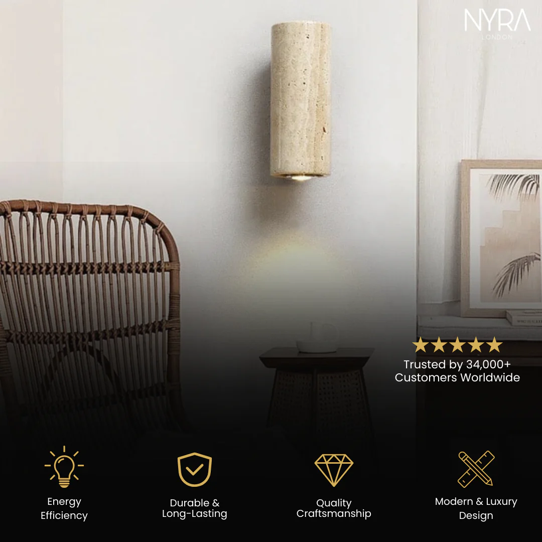 Eba Travertine Wall Light - Image 3