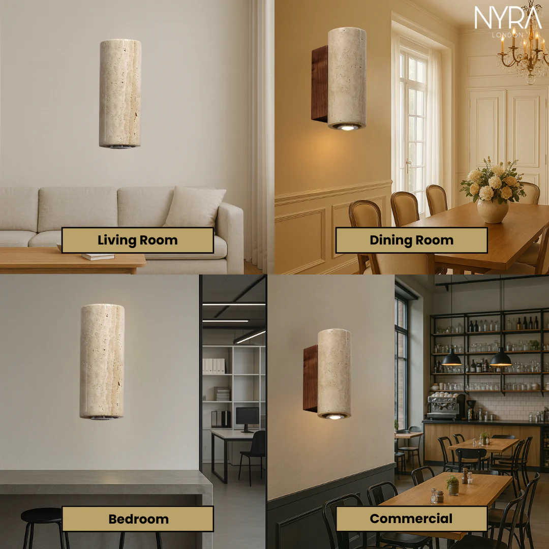 Eba Travertine Wall Light - Image 4