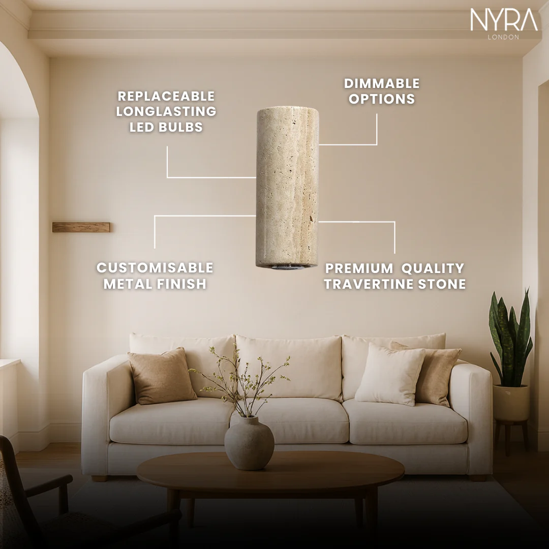 Eba Travertine Wall Light - Image 6