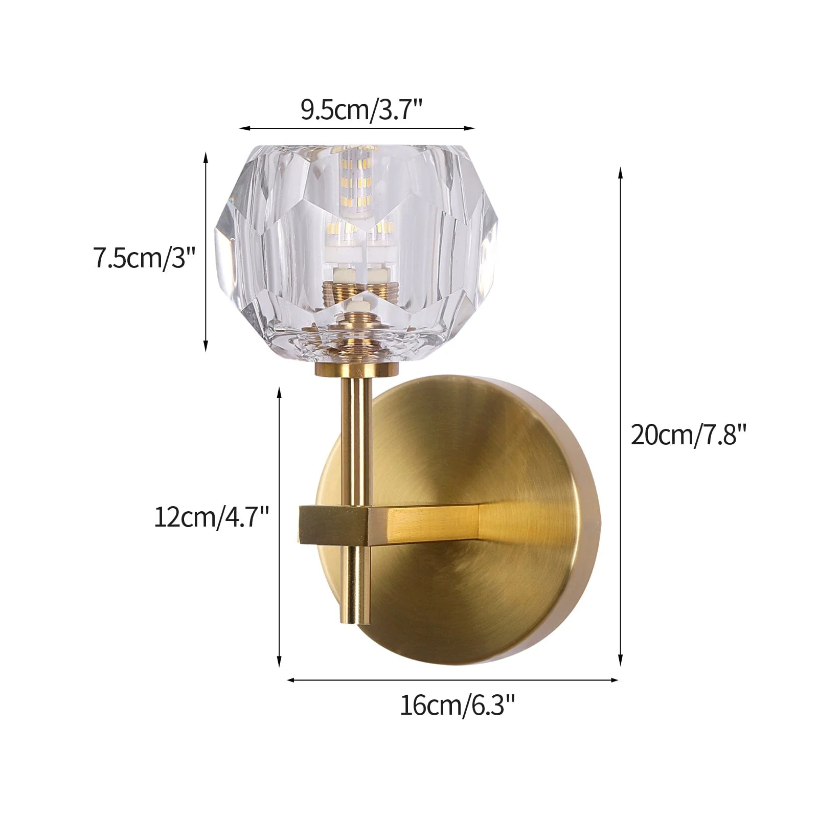 Siba Crystal Wall Lights - Image 18