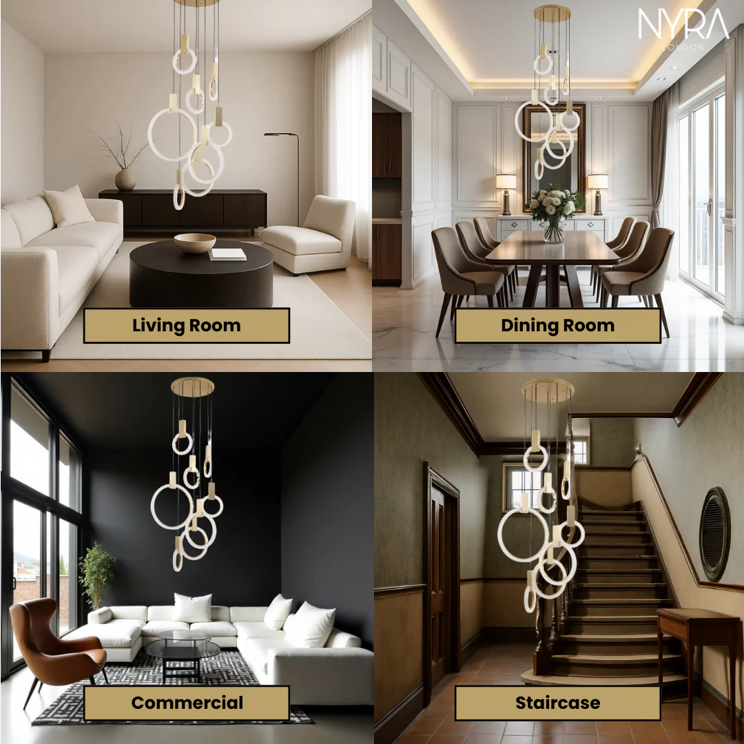 Halo Ring Chandelier - Image 3