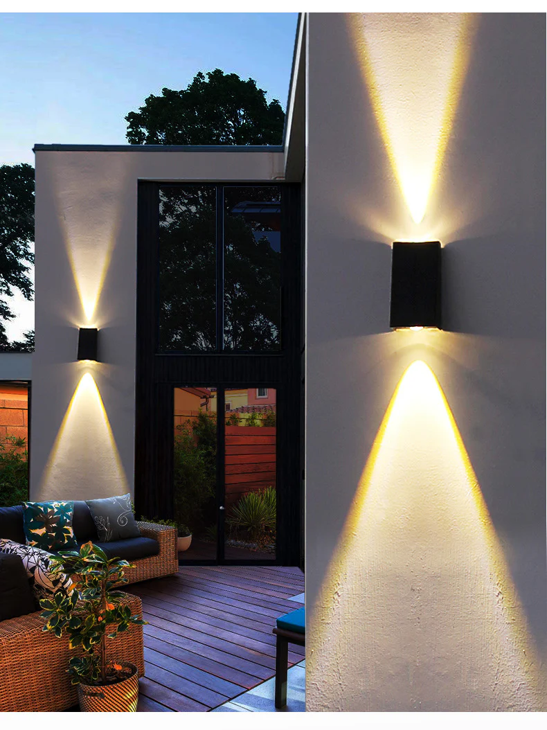 Lucien LED solar wall lamp - Image 5