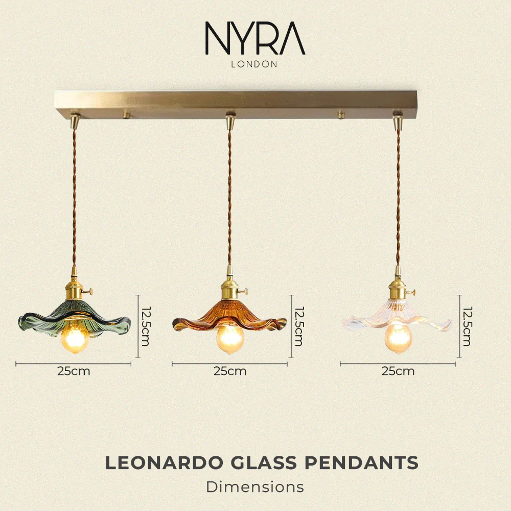 Leonardo Glass Pendants - Image 12