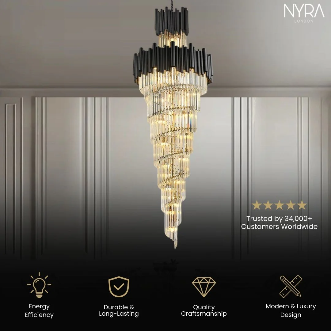 New York Black Chandelier - Image 4