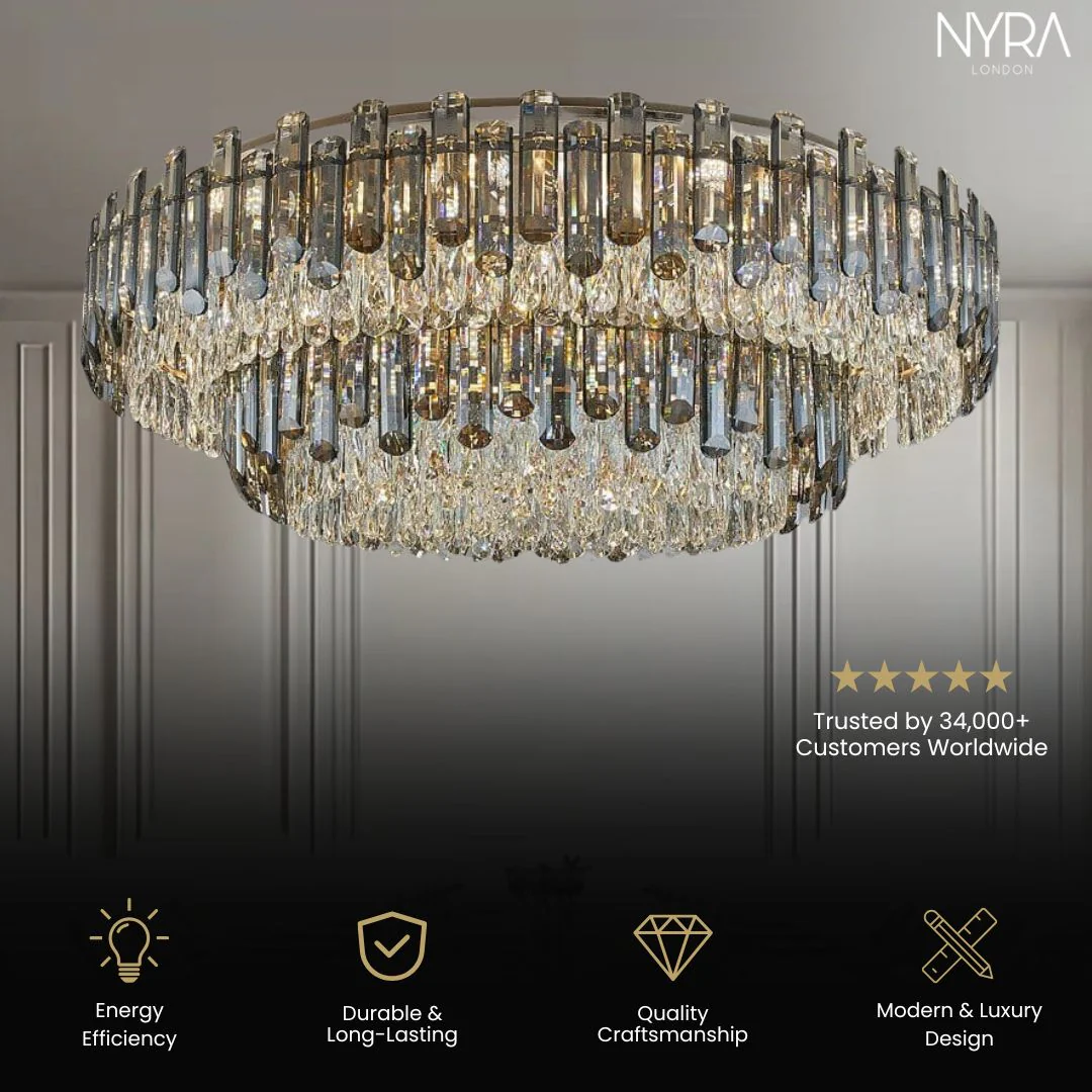 Roberta Crystal Ceiling Lights - Image 3