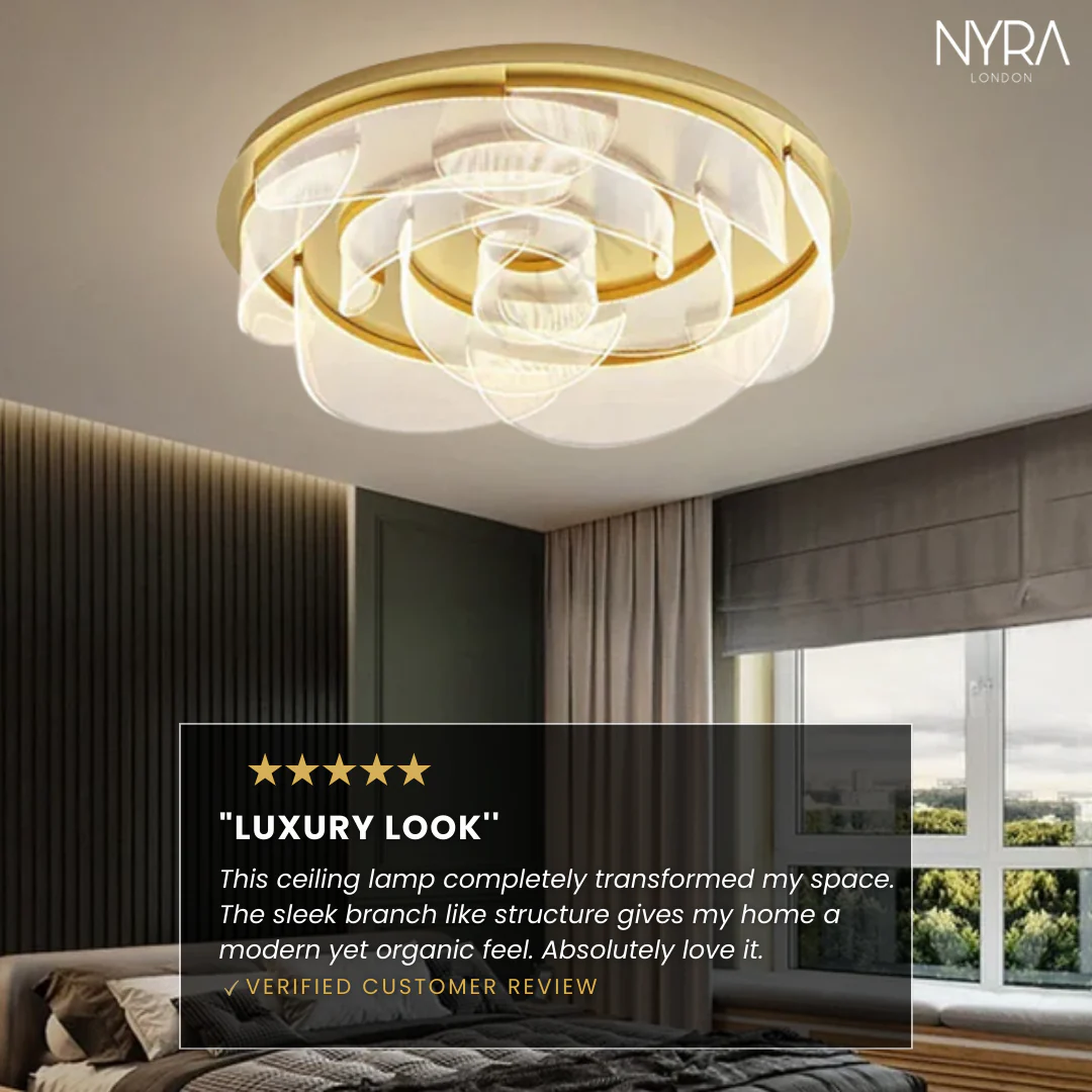 Minimalist Petal Ceiling Chandelier - Image 5