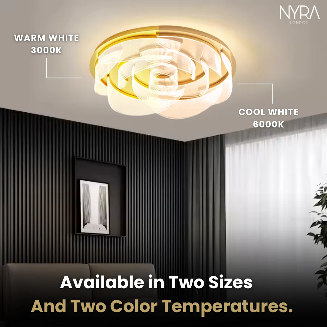 Minimalist Petal Ceiling Chandelier - Image 6