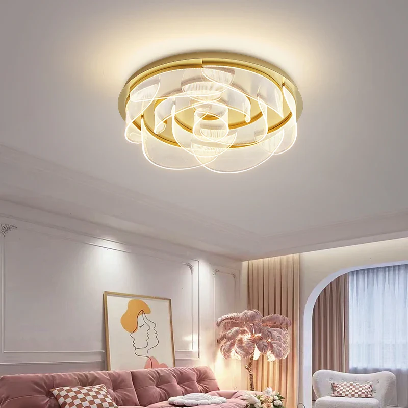 Minimalist Petal Ceiling Chandelier - Image 9