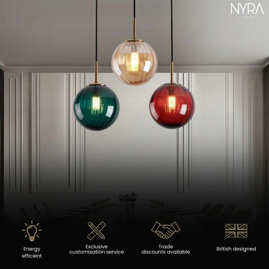Tulise Glass Pendants - Image 3