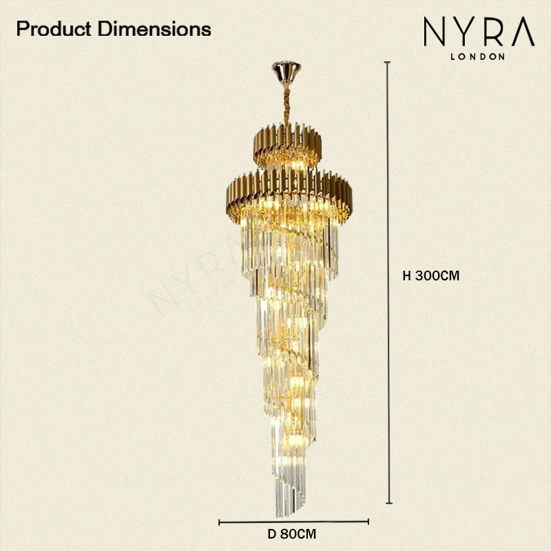 Safa Spiral Chandelier - Image 10