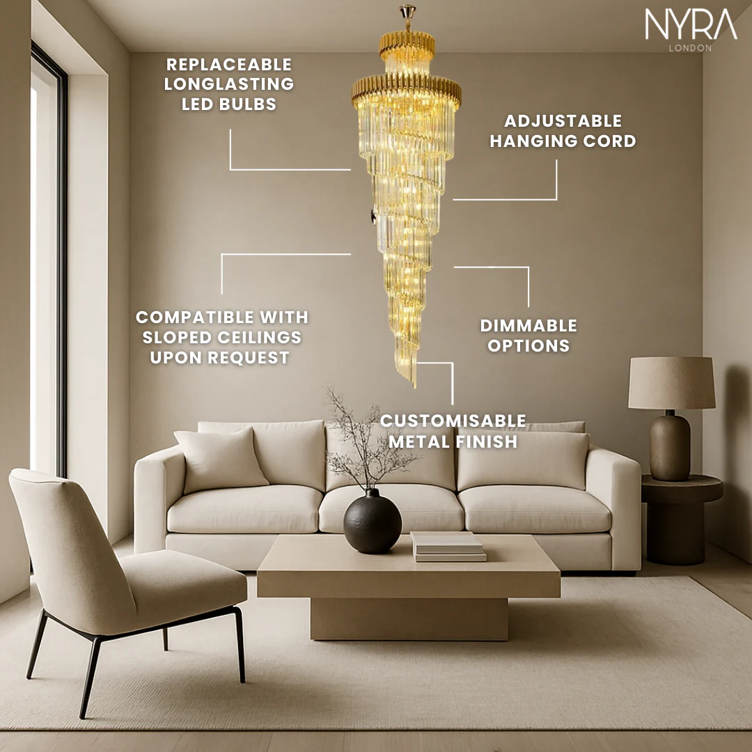 Safa Spiral Chandelier - Image 12