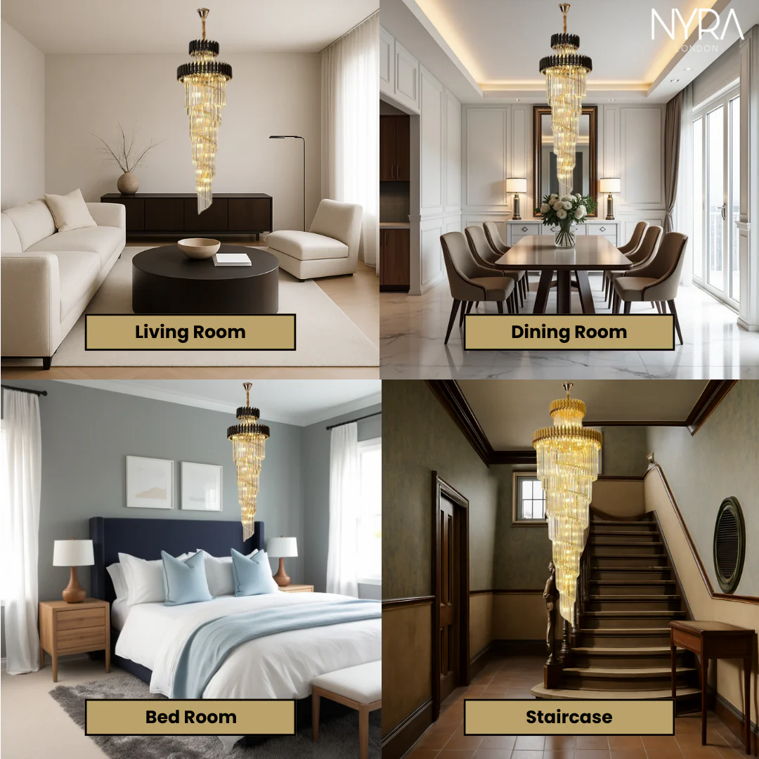 Safa Spiral Chandelier - Image 4