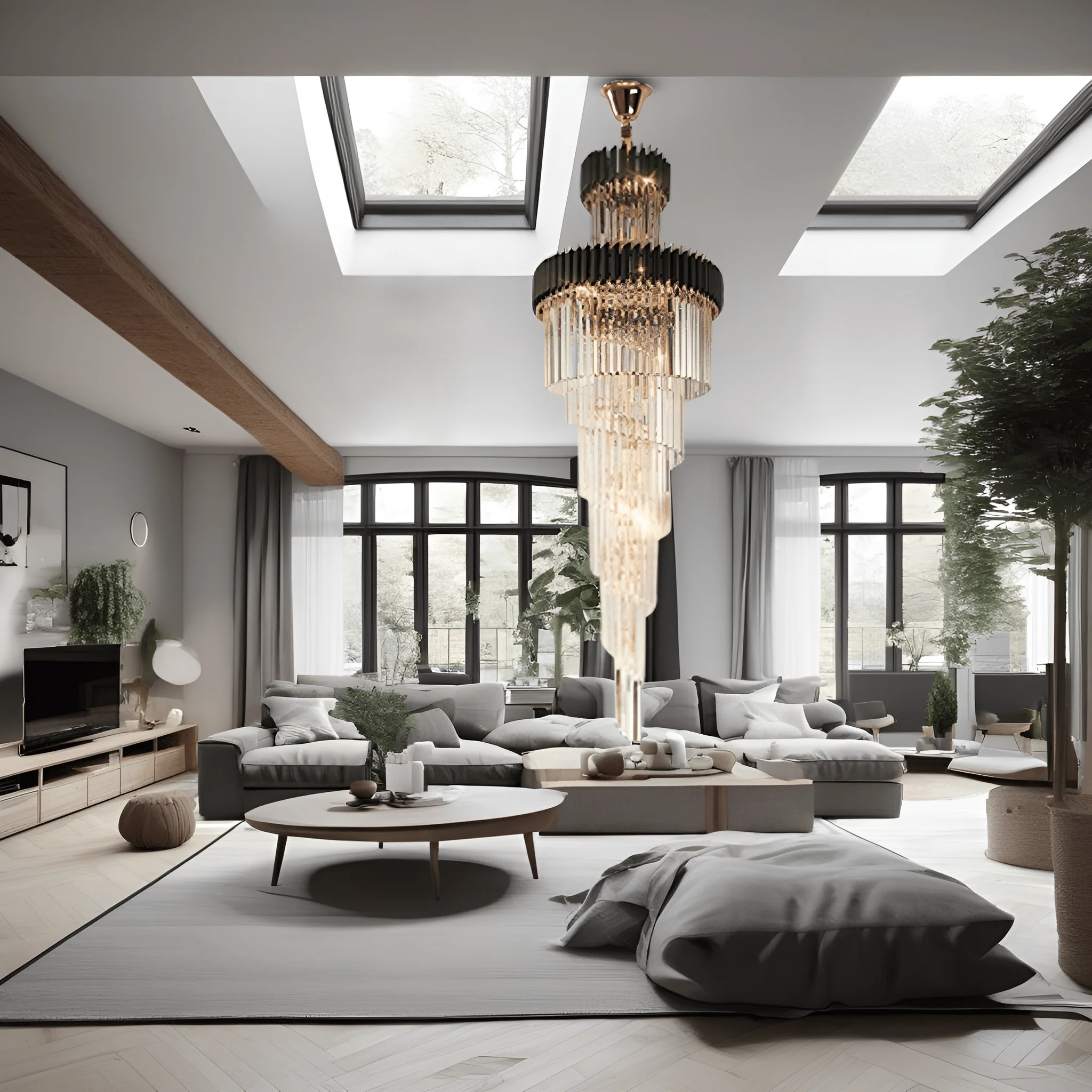 Safa Spiral Chandelier - Image 9