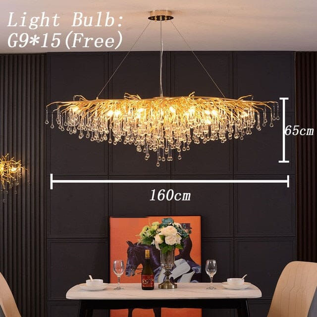NYRA Waterdrop Customisable Chandelier - Image 20
