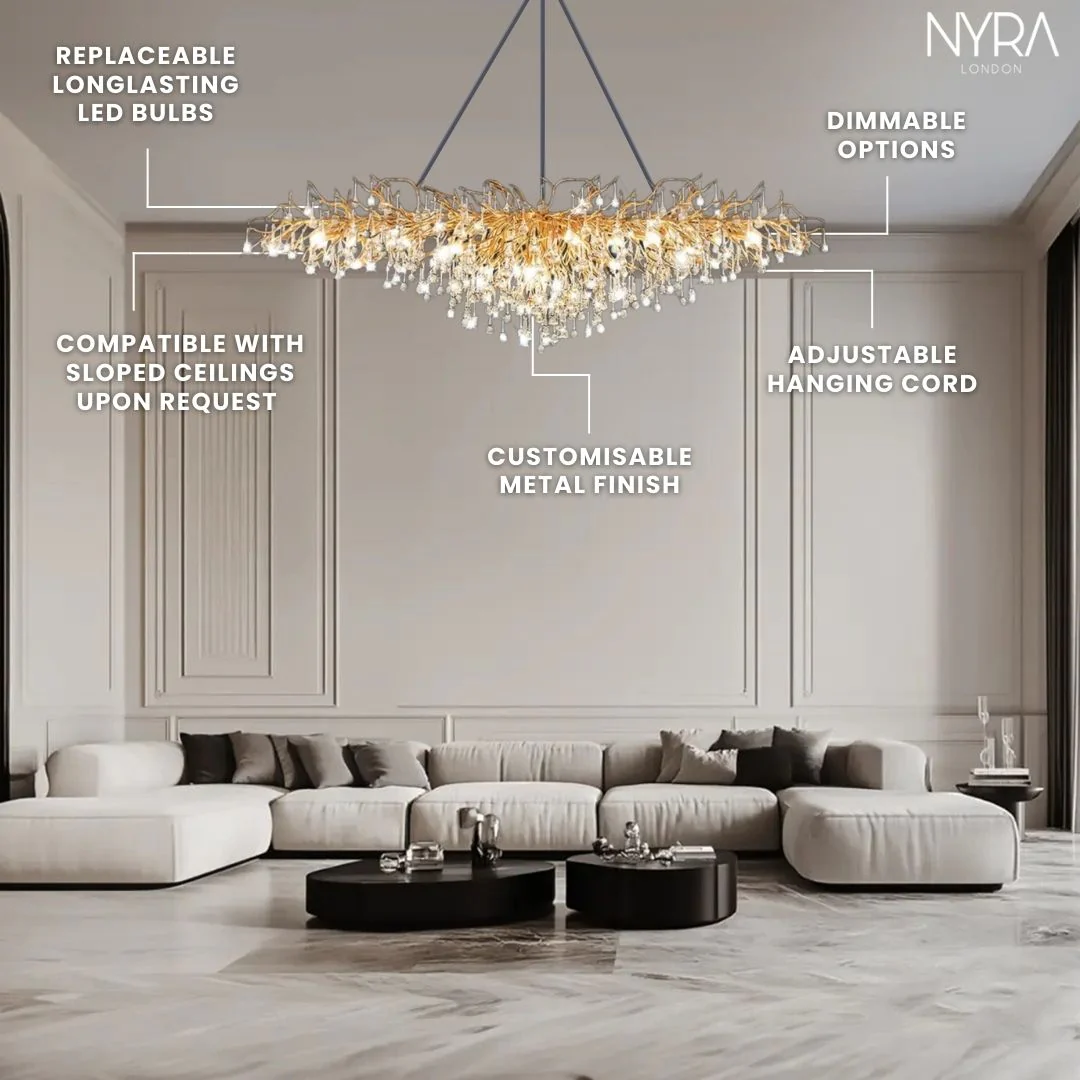 NYRA Waterdrop Customisable Chandelier - Image 7