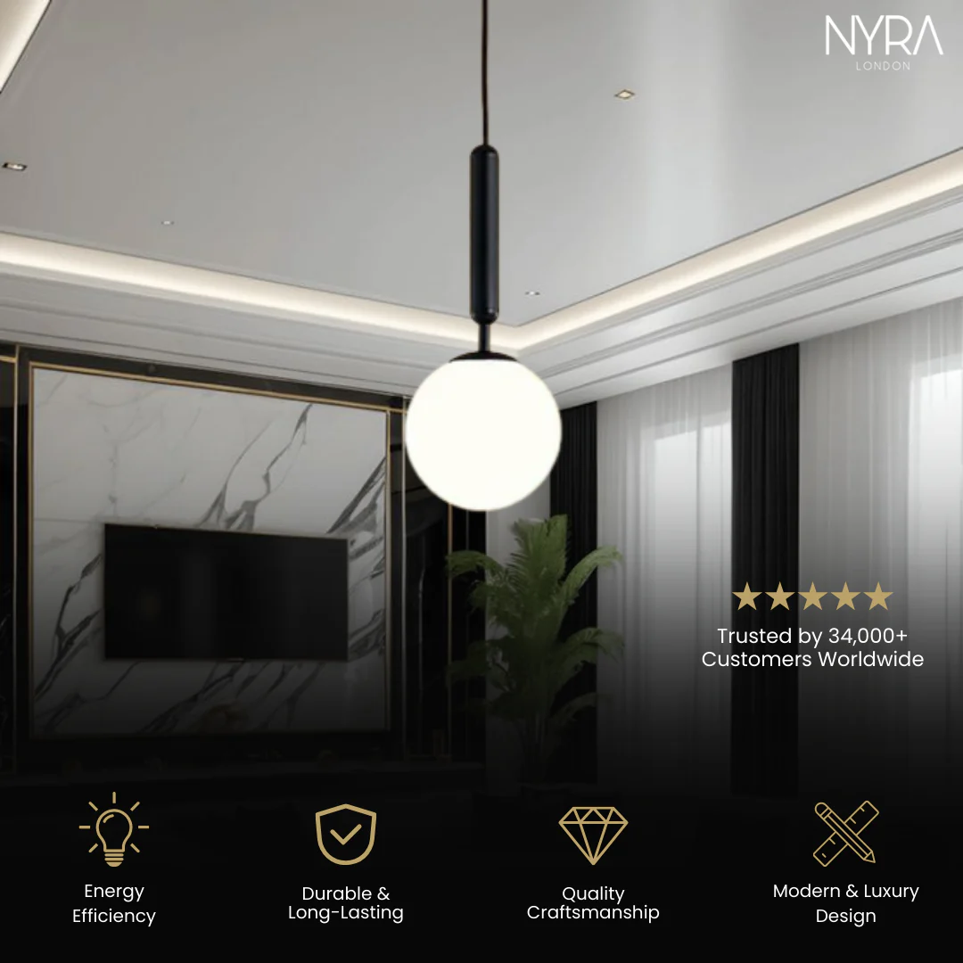 Black Castello Pendant Light - Image 3