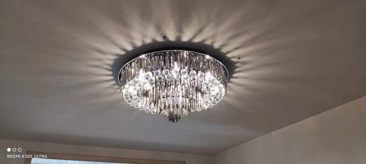 Meridian Black Crystal Chandelier - Image 14