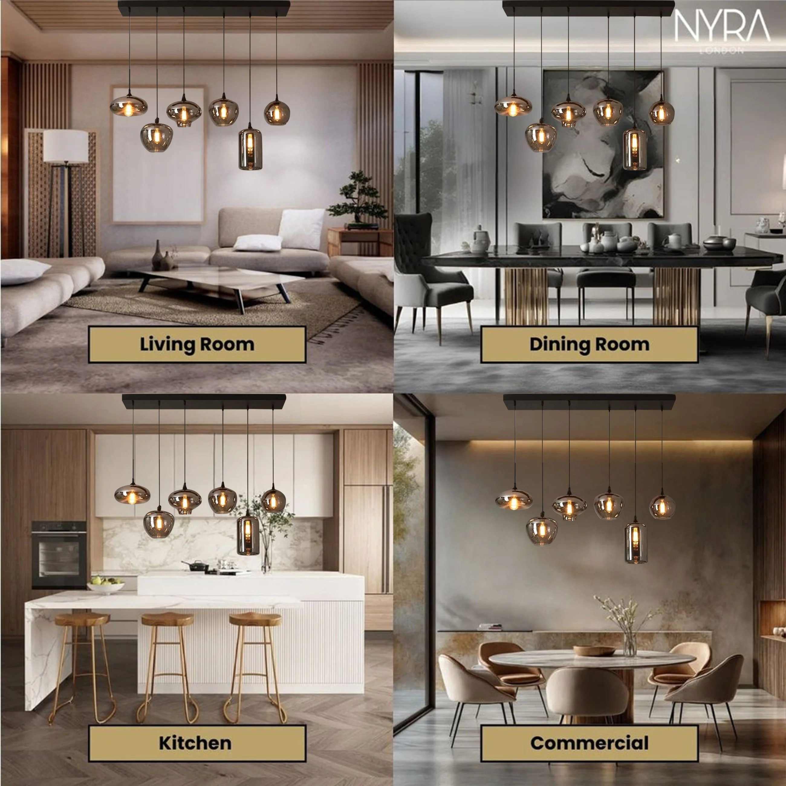 Freya Glass Chandelier - Image 4