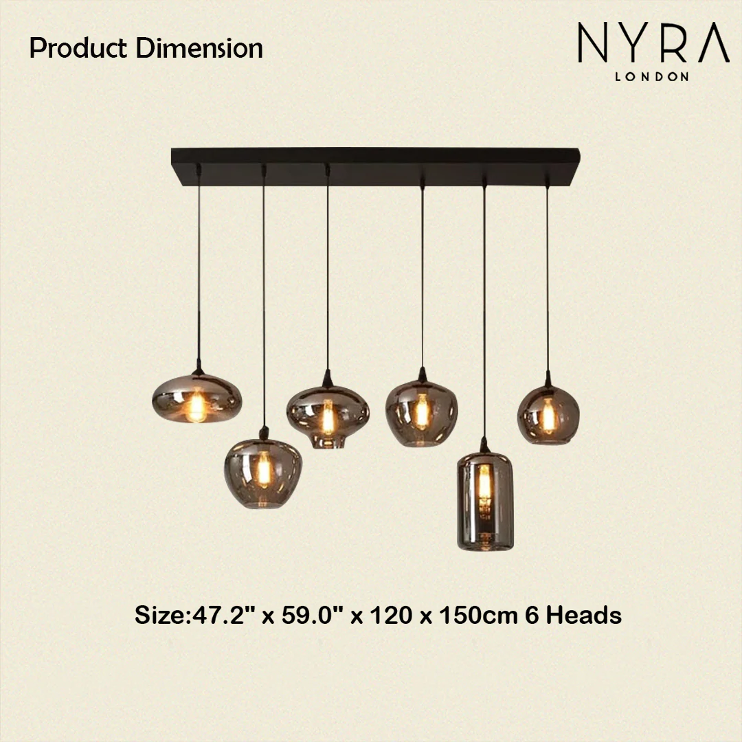 Freya Glass Chandelier - Image 6