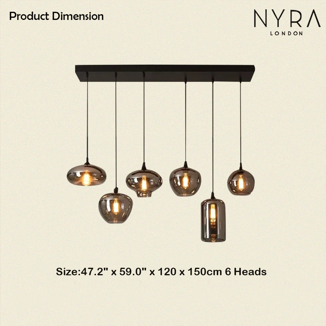 Freya Glass Chandelier - Image 7