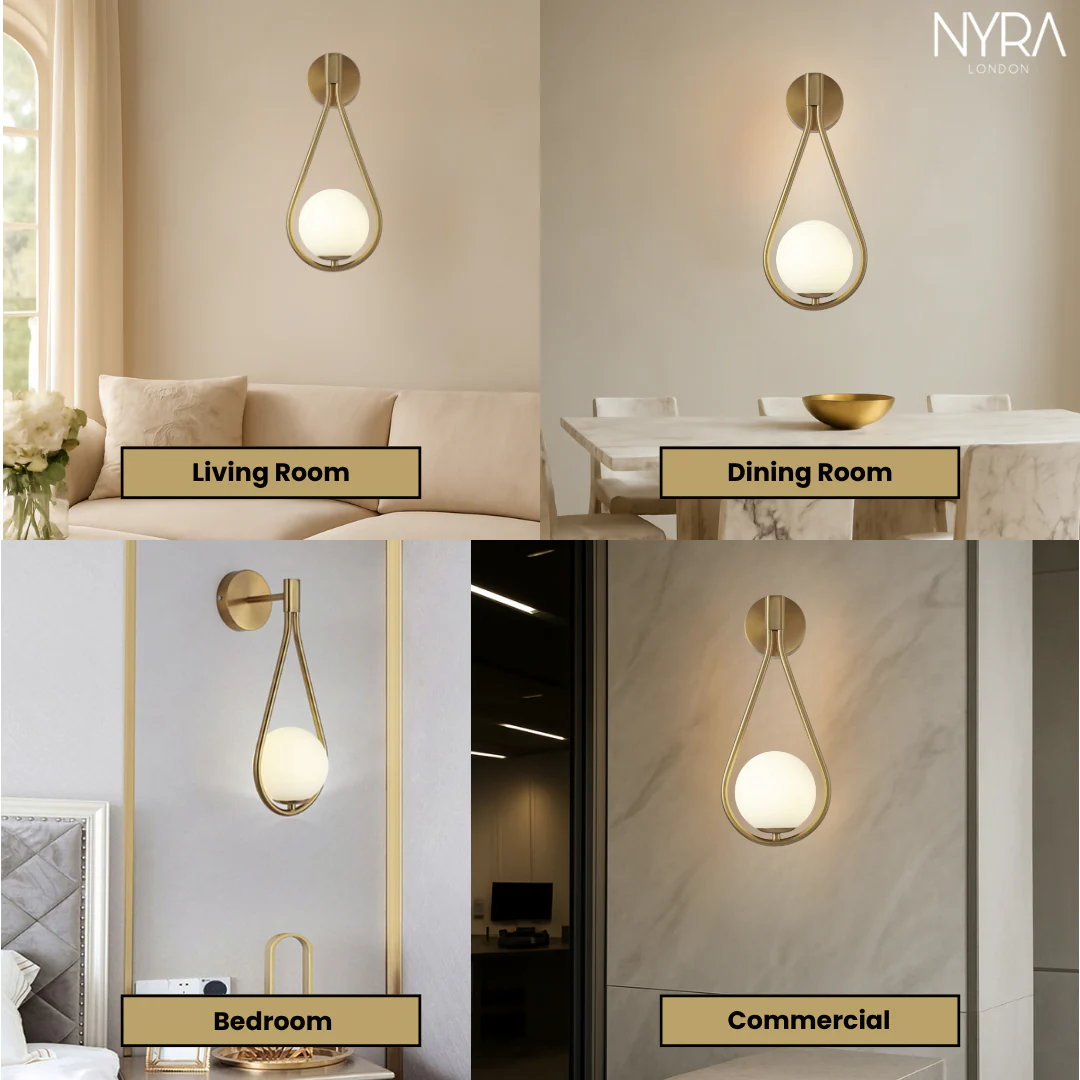 Golden Droplet Lamp - Image 4