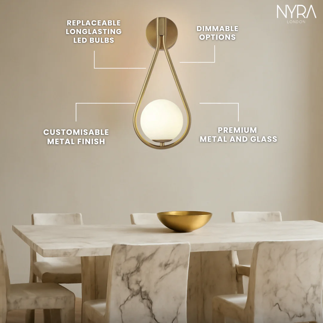 Golden Droplet Lamp - Image 7
