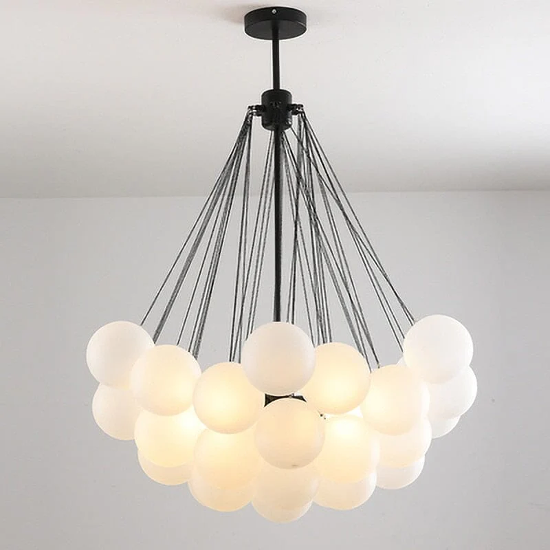 NYRA Frosted Ball Chandelier - Image 16