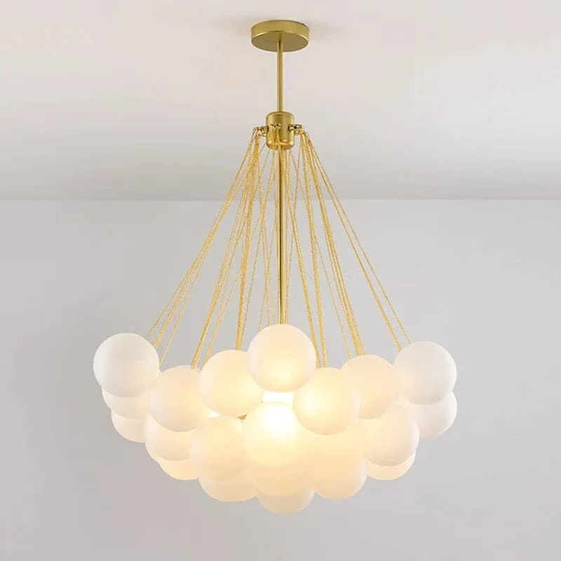 NYRA Frosted Ball Chandelier - Image 21