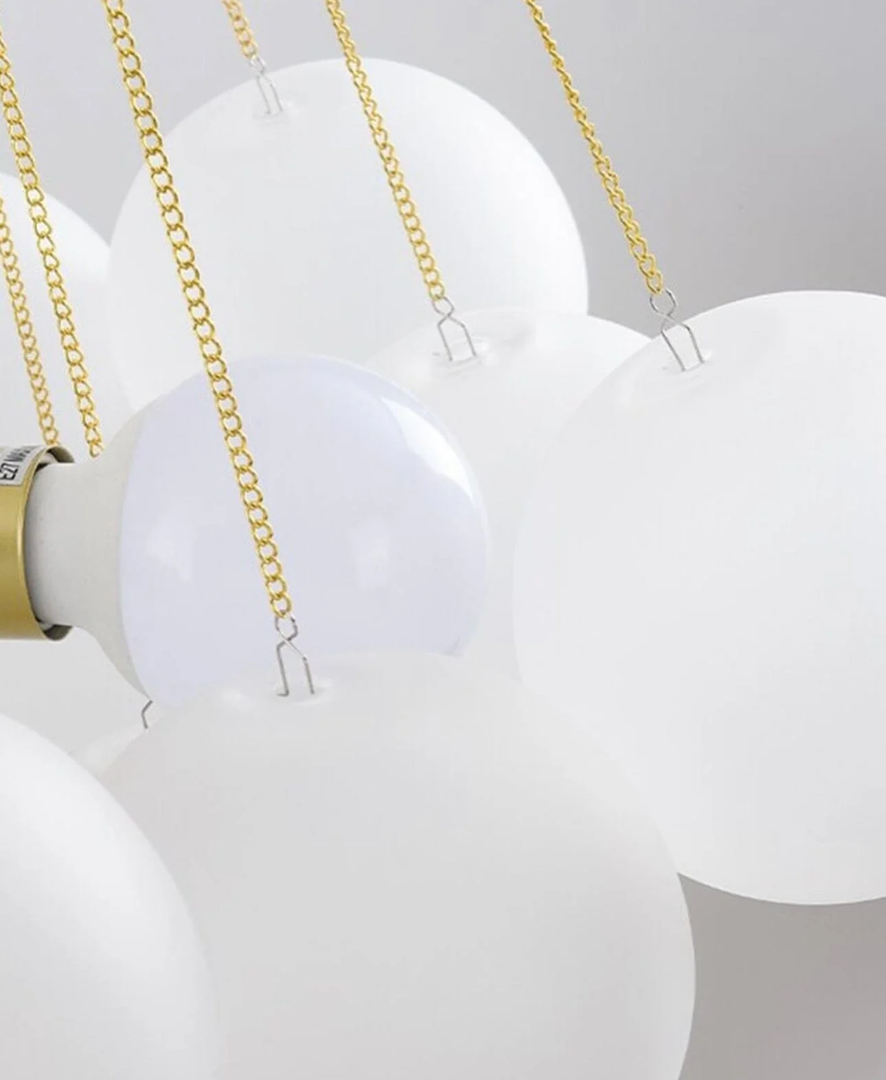 NYRA Frosted Ball Chandelier - Image 9