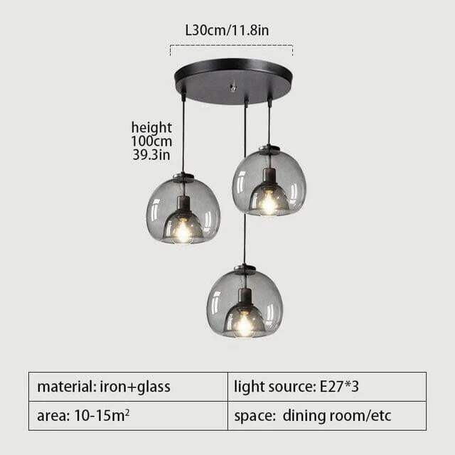 Antonio Glass Pendants - Image 16