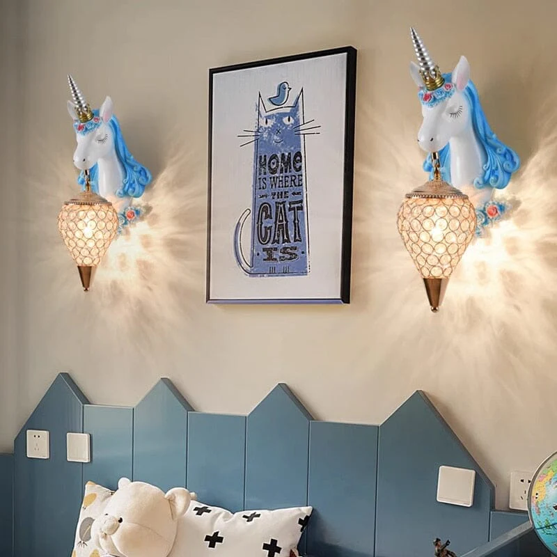 Unicorn Resin Wall Lamp - Image 6