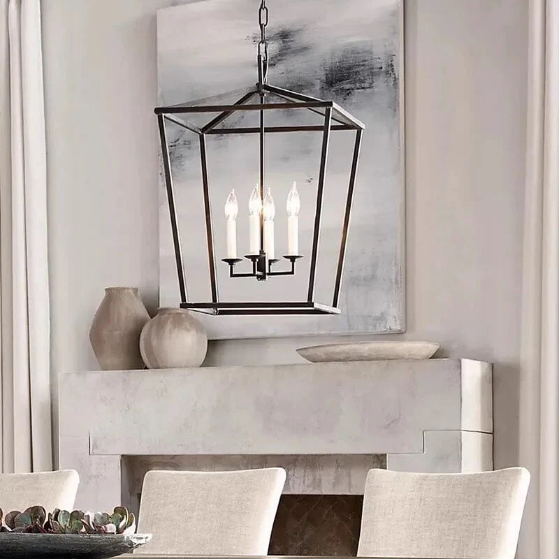 NYRA Retro Candle Cage Pendant - Image 13