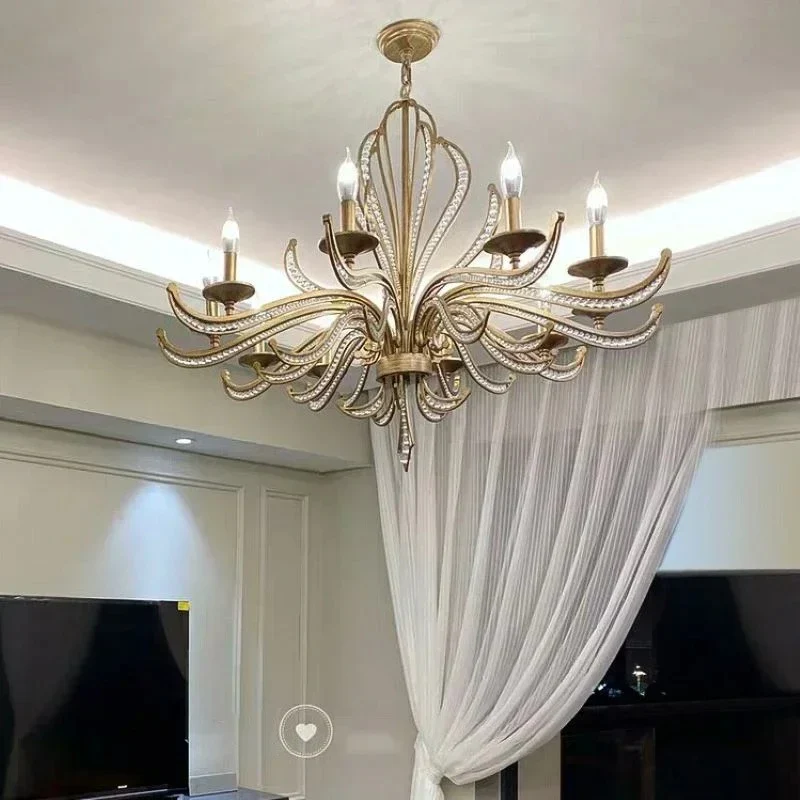 Opulent Bloom Crystal Chandelier - Image 5