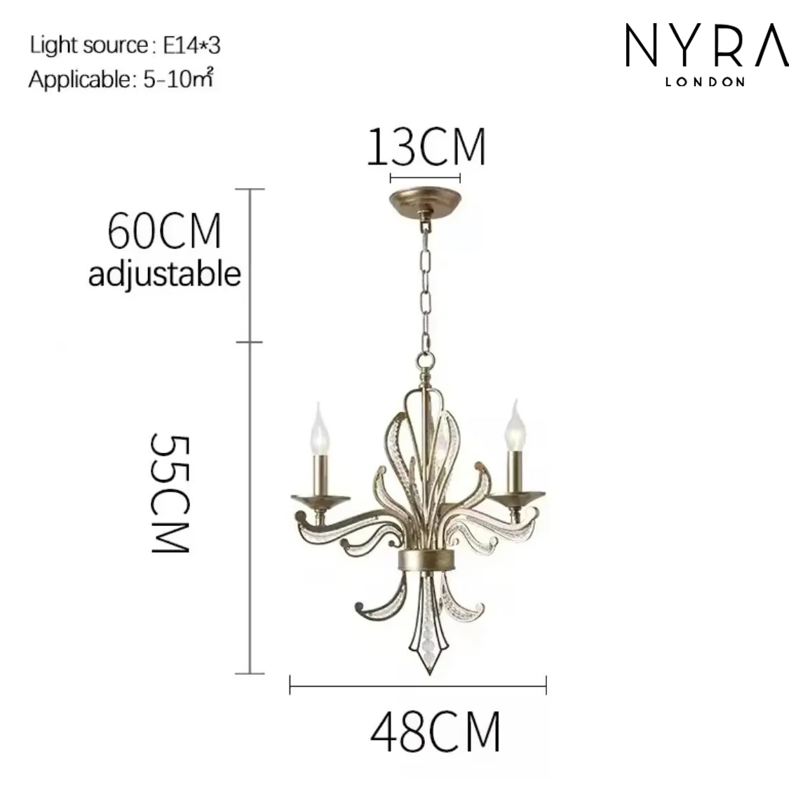 Opulent Bloom Crystal Chandelier - Image 7