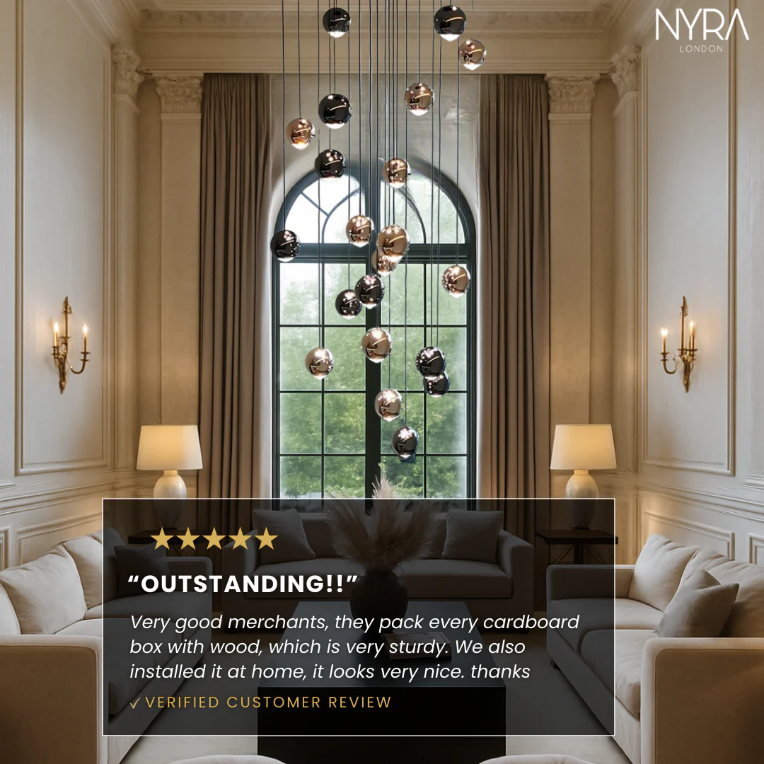 Glass Raindrop Chandelier - Image 5