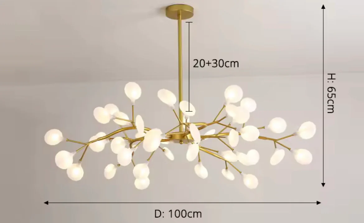 Golden Tree Chandelier - Image 6
