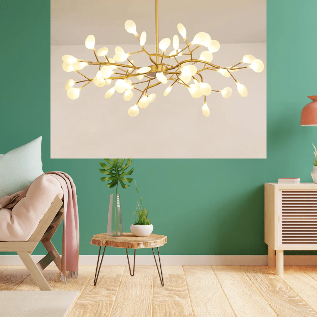 Golden Tree Chandelier - Image 7