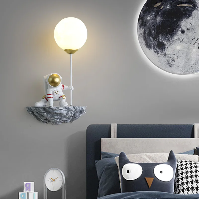 Astronaut Nursery Room Wall Light - Image 3