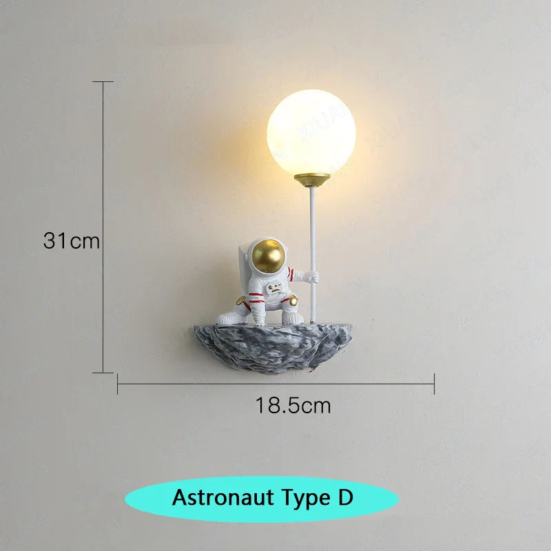 Astronaut Nursery Room Wall Light - Image 7