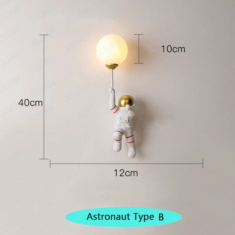 Astronaut Nursery Room Wall Light - Image 9