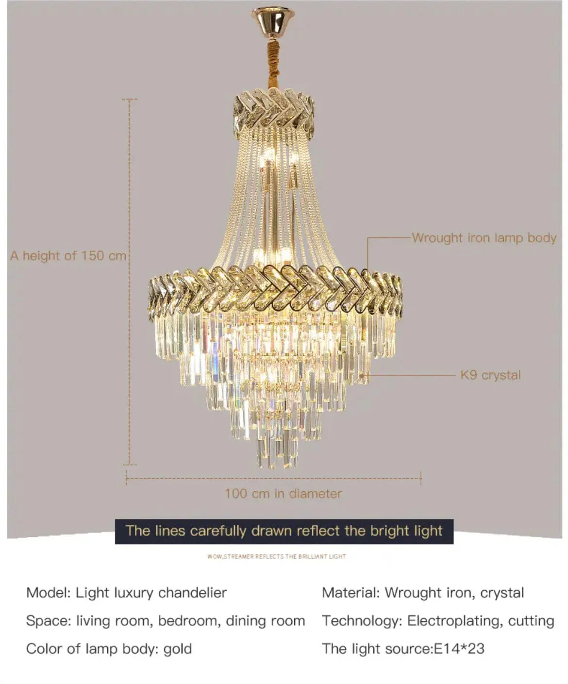 Royal Orchid Chandelier - Image 27