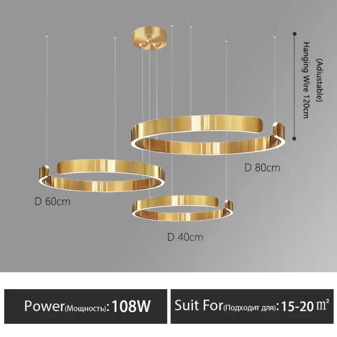 Royal Russian Ring Chandelier - Image 25