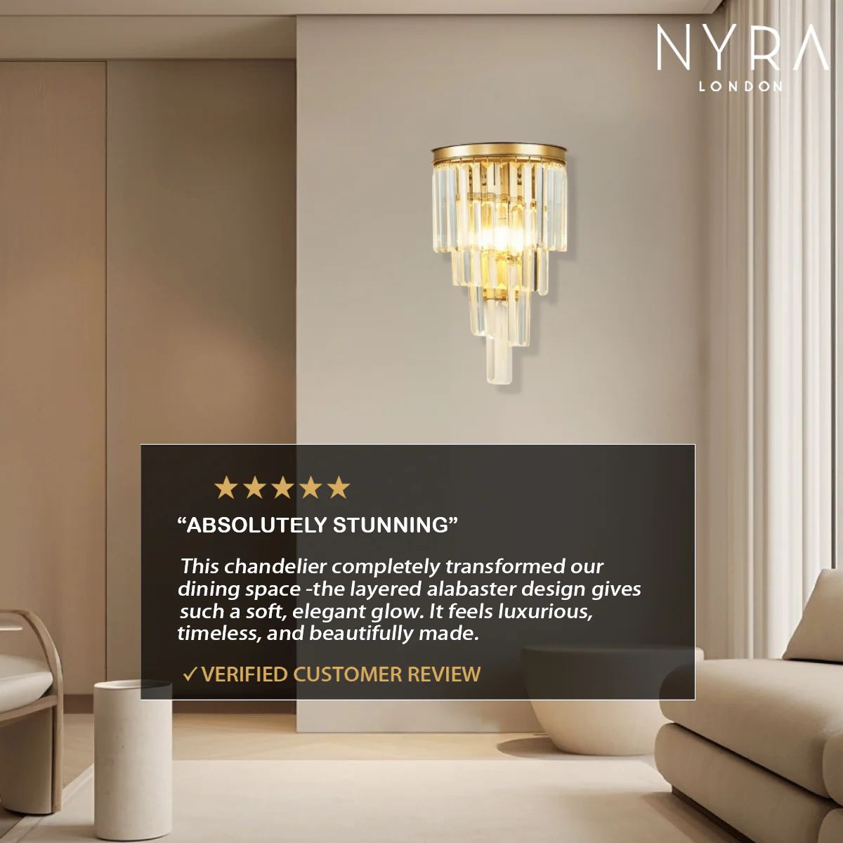 Deluxe Sofia Wall Lamp - Image 5